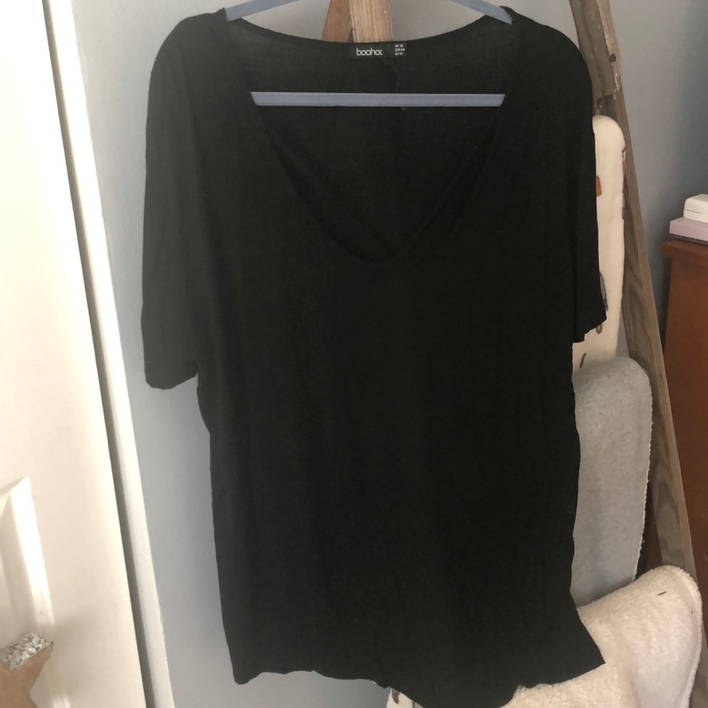 Black v neck